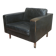 Earls COR leather lounge chair, 1950s