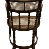 Antique Barley Twist, Rattan Seated Captains Chair easy chair Classic