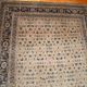 Handmade antique Persian Tabriz Hajalili rug 4.2' x 6.5' (128cm x 198cm) 1880s - 1B693