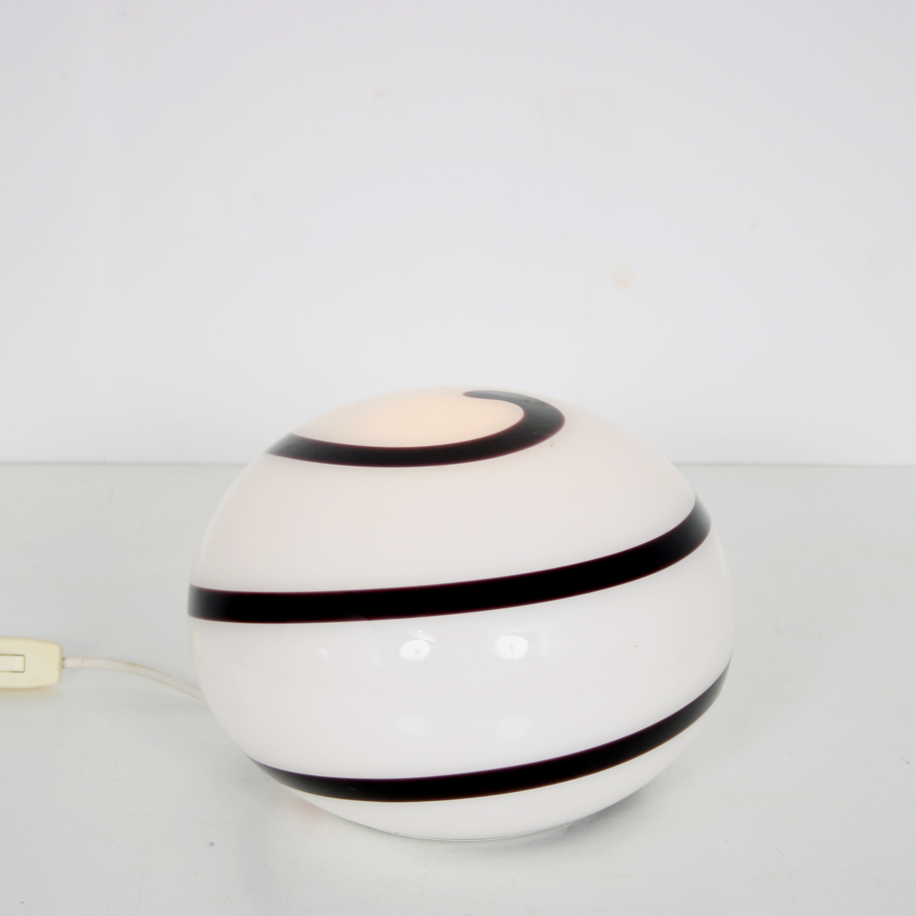 1990s Murano glass table lamp by Ilu Di Vetro, Italy