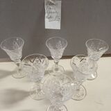 6 Saint Louis liquor glasses