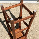 Dark oak high stool 650mm