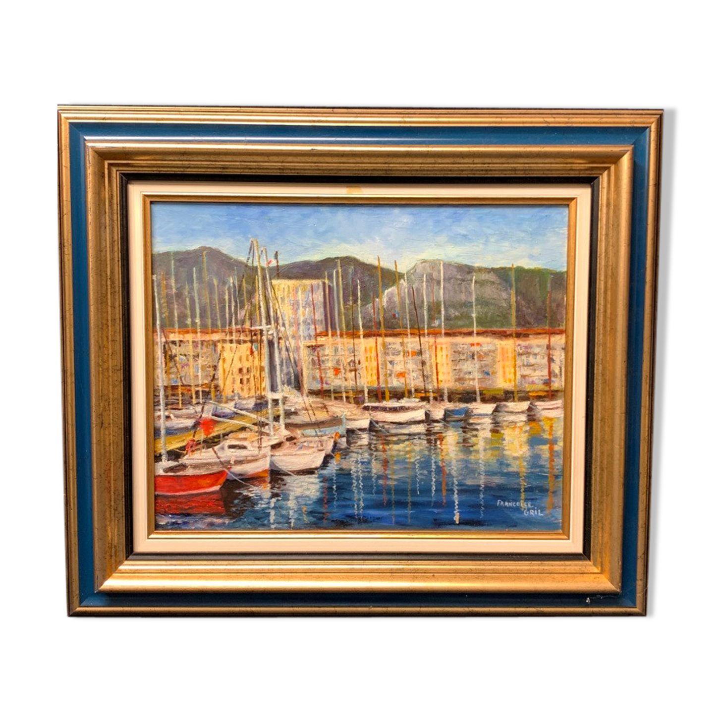 Françoise Gril, peinture, "haven"
