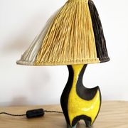 Lilette and Gilbert Valentin Les Archanges collector's lamp, France 1950