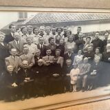 Old framed photograph