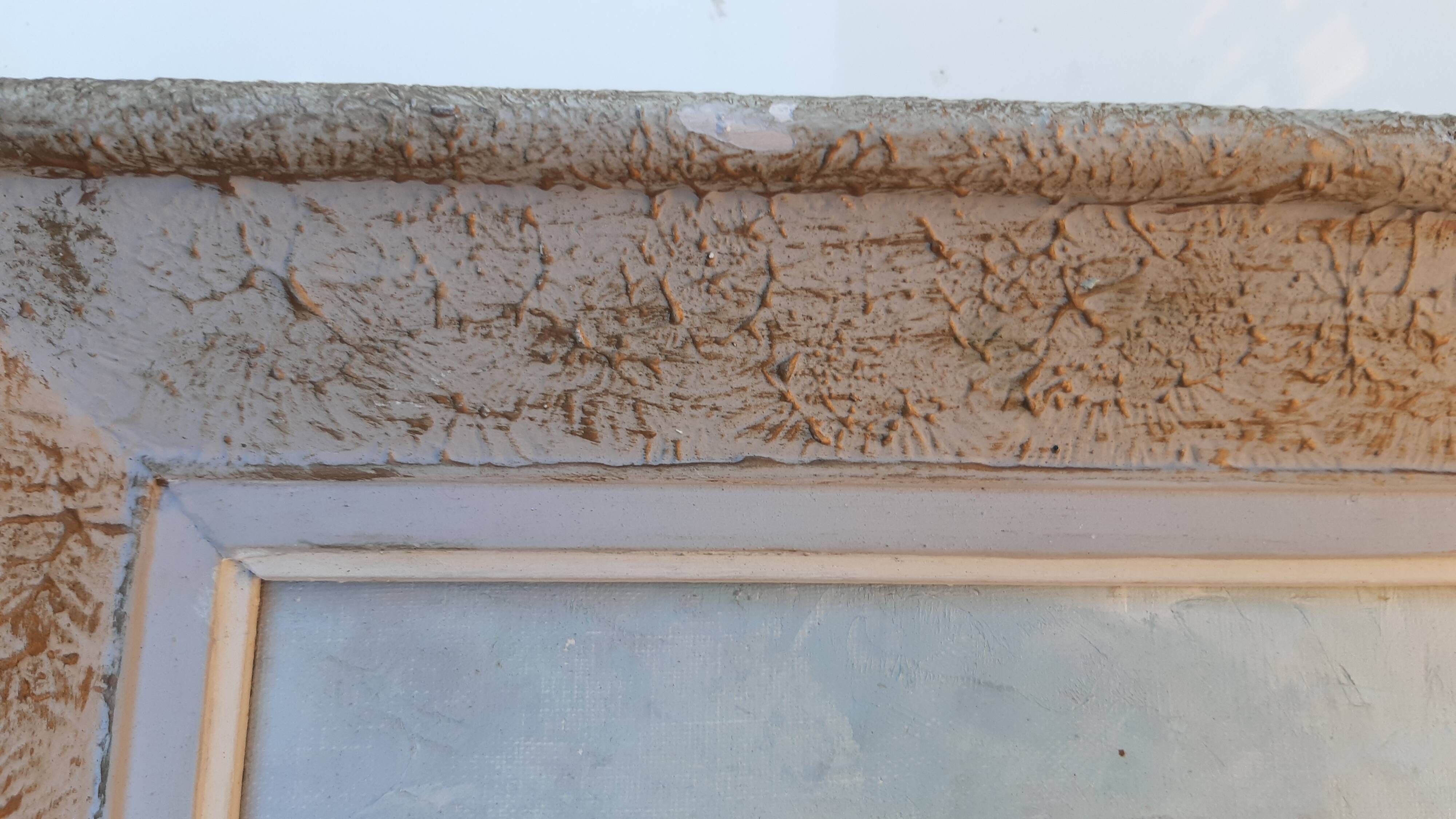 Old painting "Etretat upstream cliff"