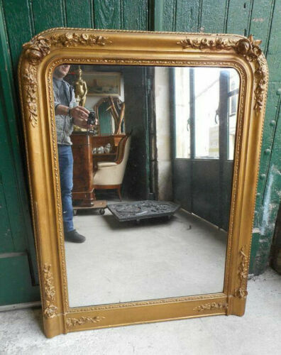 Mirror dure decor of flowers 91x119cm