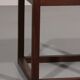 Rare 1970s cubic wenge & marble side tables by Claus Bonderup & Torsten Thorup