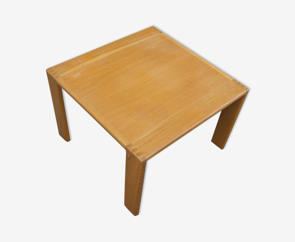 Vintage side table in oak by E. Pajamies for ASKO, Finland 1970s