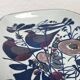 Mid-Century Modern Danish Porcelain Tenera Bowl with Bird Design by Kari Christensen for Aluminia Royal Copenhagen, 1960s
