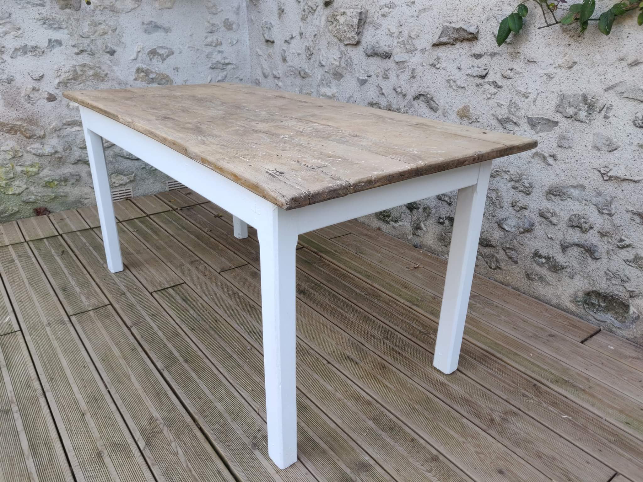 Old farmhouse table