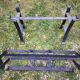 Wrought iron log holder or plant stand