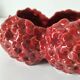 Cache-pot triptyque De Bruyn Fives Lille rouge n°4709