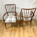 Paire de fauteuils en teck années 60