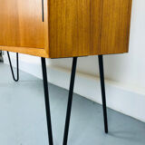Teak Sideboard with Hairpin legs, 1960s