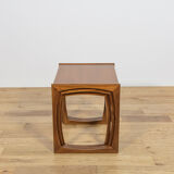 Mid-century teak nesting tables by R. Benett for G-Plan, United Kingdom, 1970s, set of 3