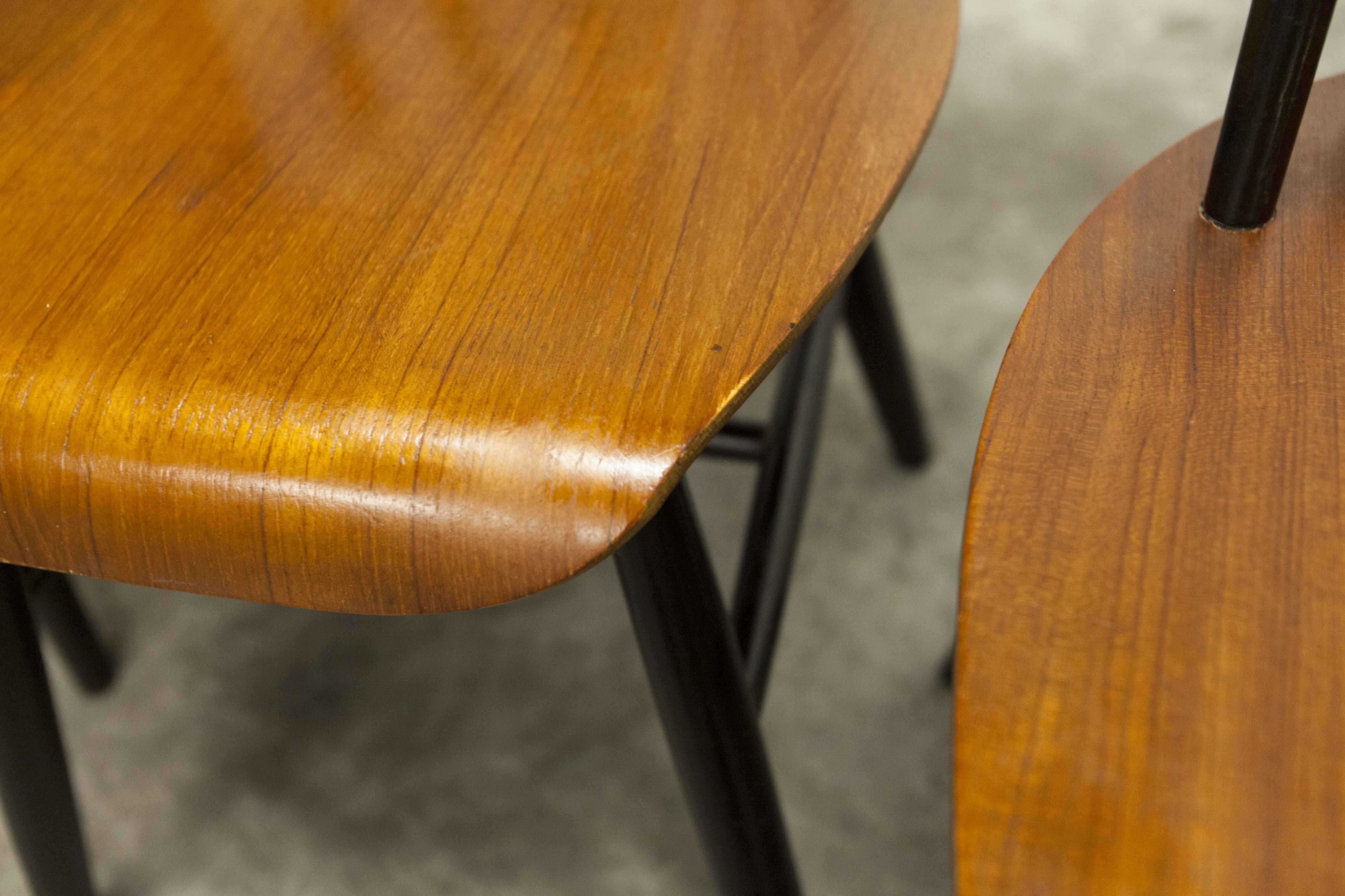 Set of 4 Fanett chairs by IImari Tapiovaara 1960