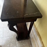 Console époque Restauration en Acajou et marbre