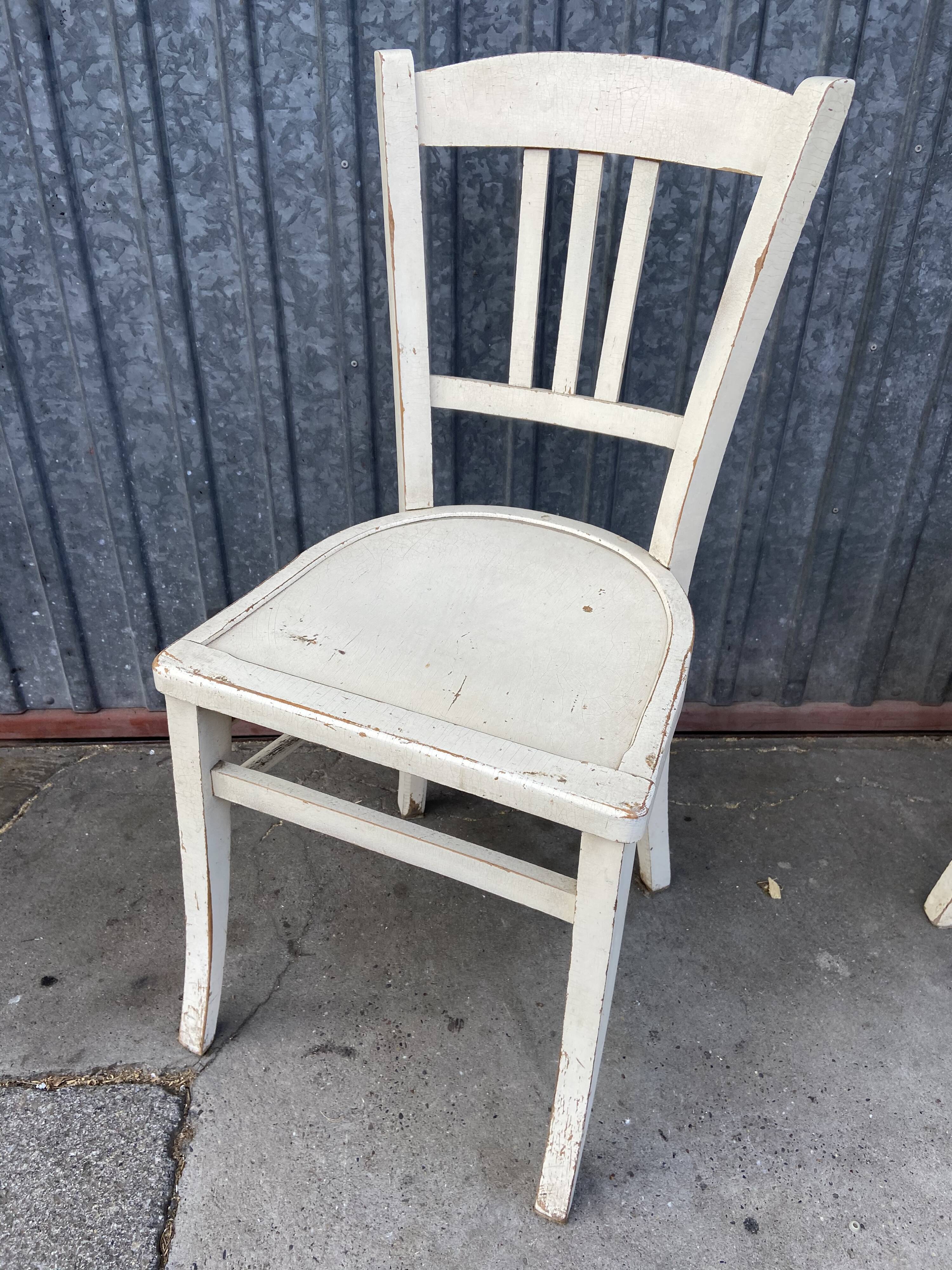 2 vintage bistro chairs