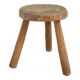 Vintage Solid Wood Tripod Stool