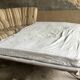 Corner sofa convertible in antique wool brand GMC seats - design 1970