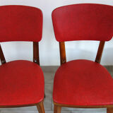 Suite of 4 chairs 50s