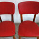 Suite de 4 chaises années 50