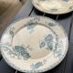 4 plates iron earth Royat sarreguemines U&C