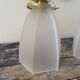 Set of two art deco wall lamps electrified to nine