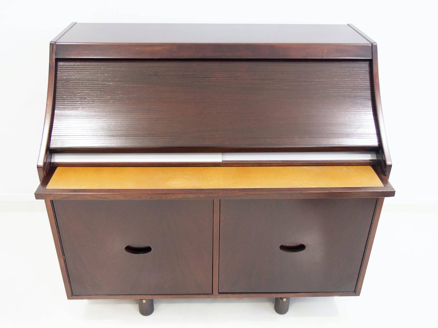 Gianfranco Frattini for Bernini wooden secretary desk