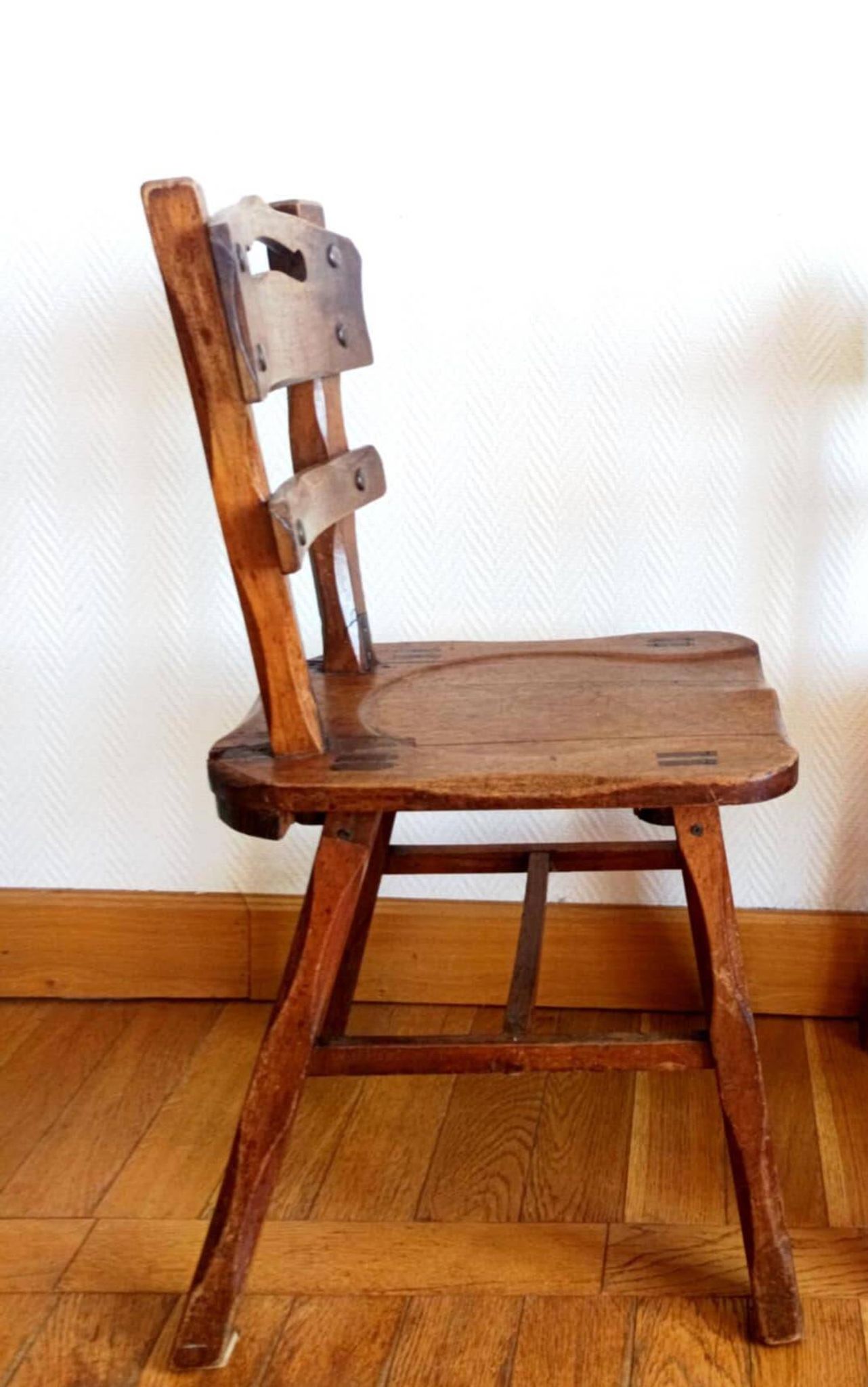 Brutalist ranch-style chair