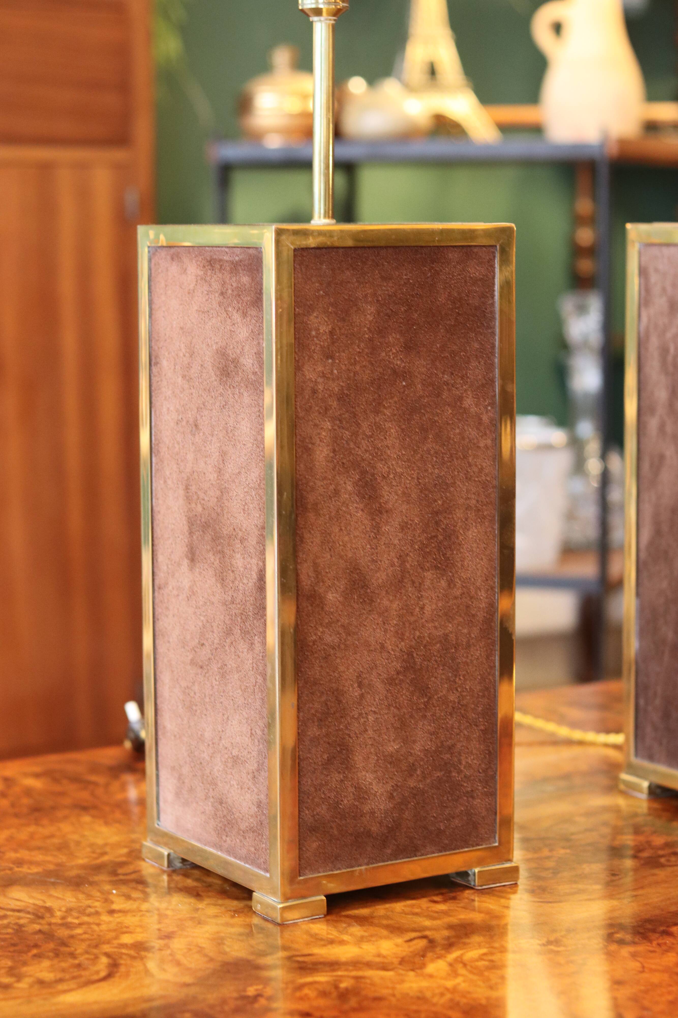 Important pair of lamps from the 70s