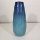 Blue gradient ceramic vase by Gabriel Musarra – Vallauris, 1970