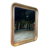 Louis Philippe era mirror with gold leaf  82x101cm