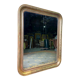 Louis Philippe era mirror with gold leaf  82x101cm