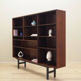 Mahogany bookcase, Danish design, 1970s, manufacturer: Omann Jun