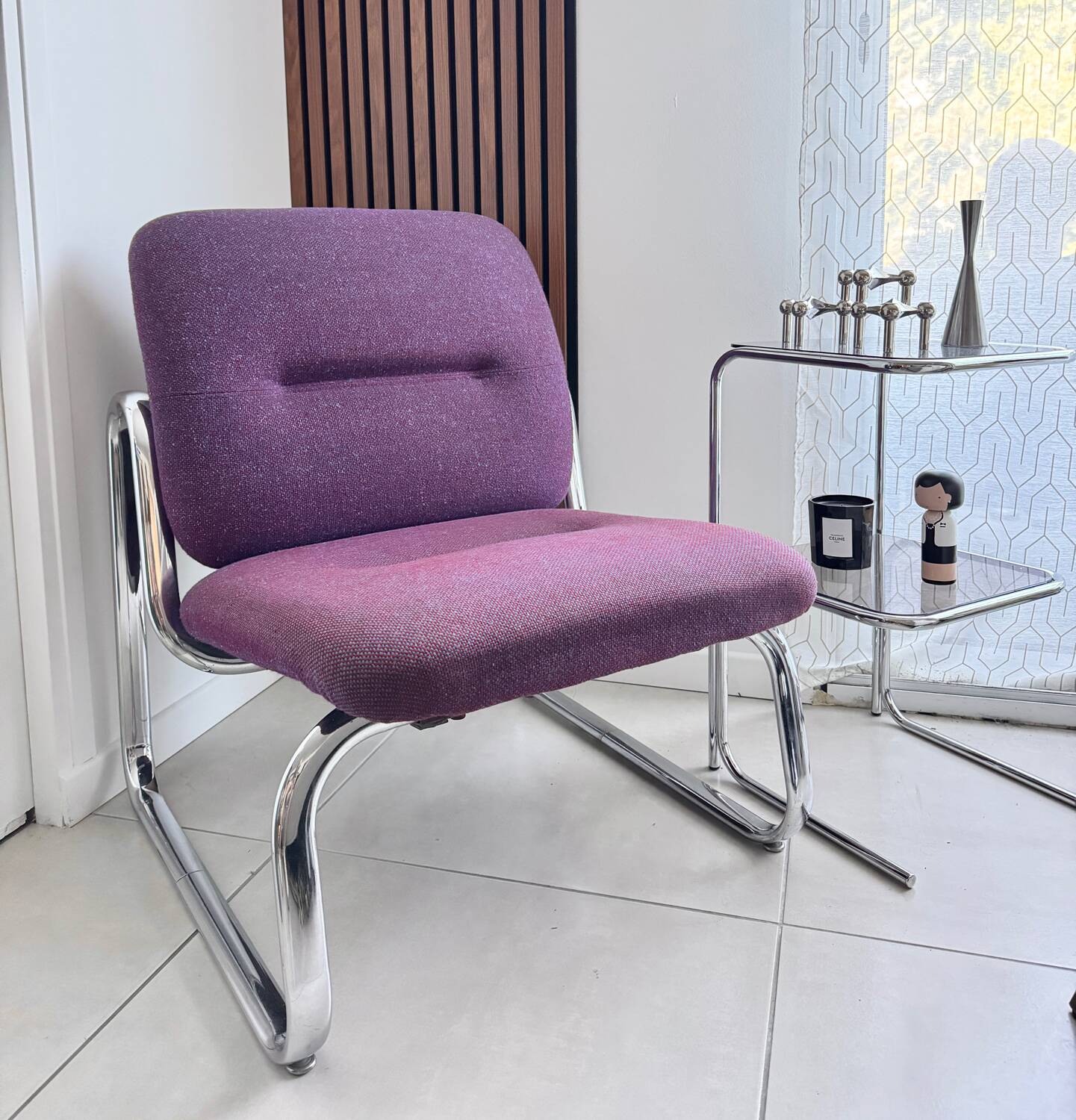 Old vintage Strafor fireside chair