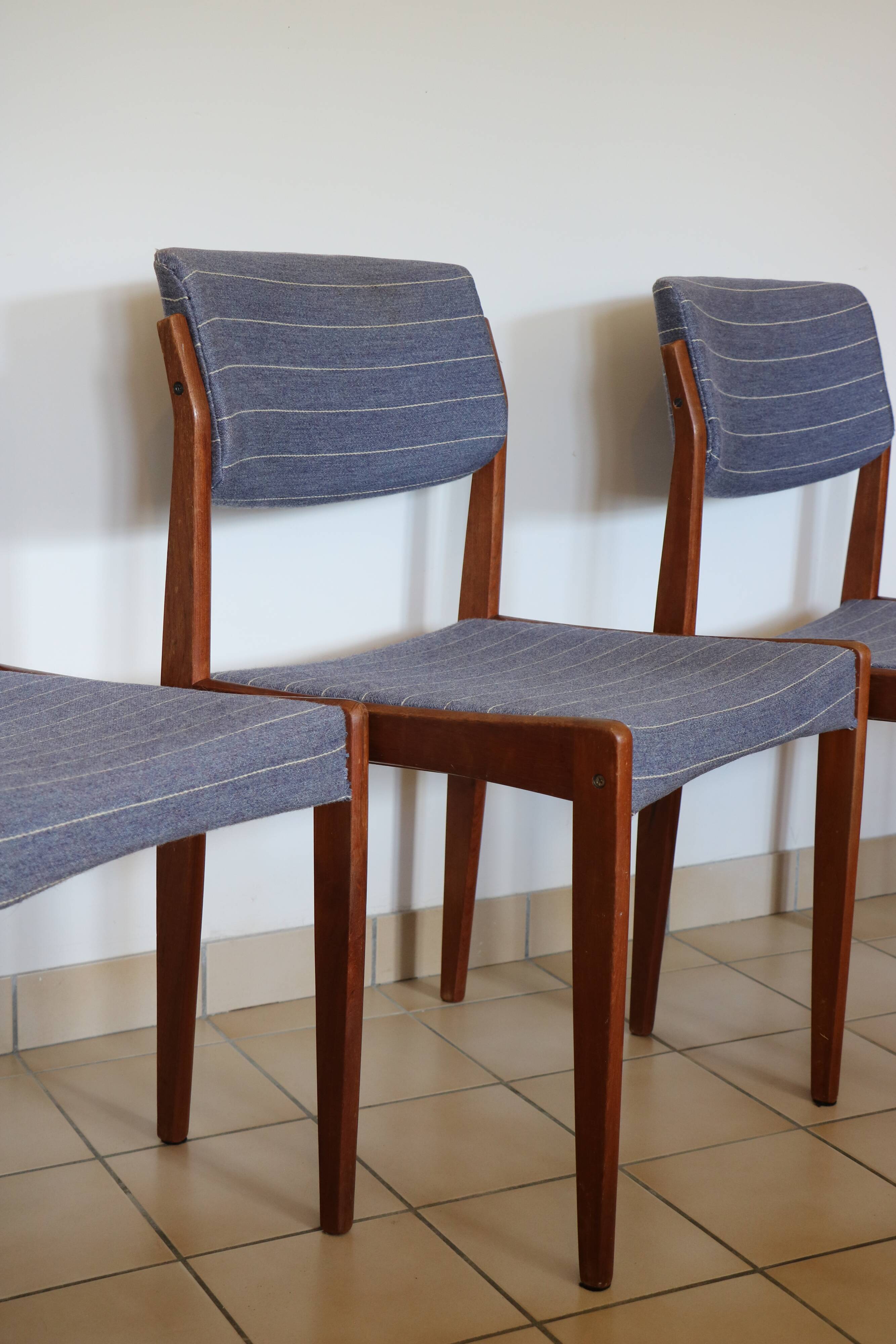 6 chairs by HW Klein for Bramin, Denmark, 1960