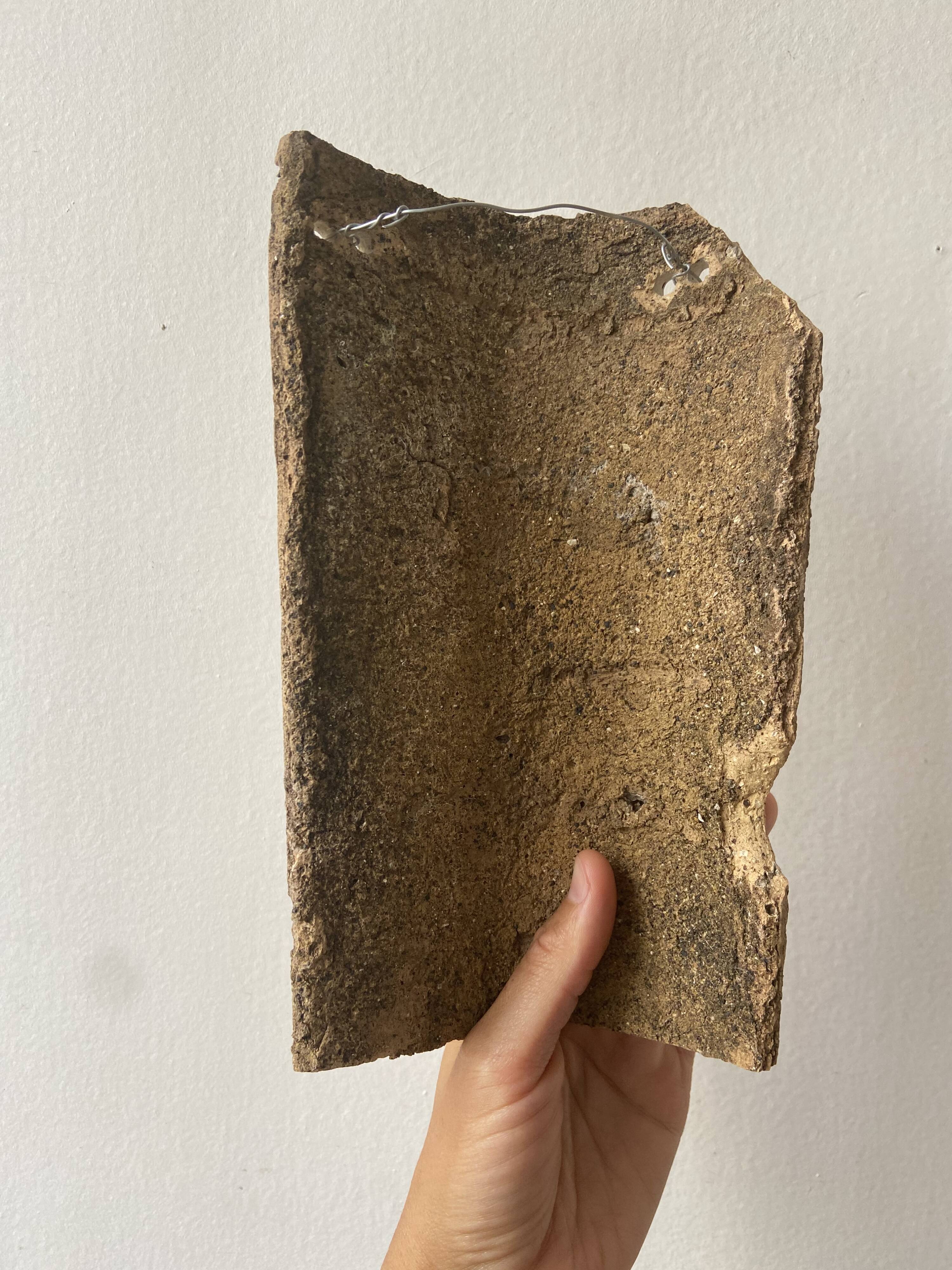 Terracotta wall lamp