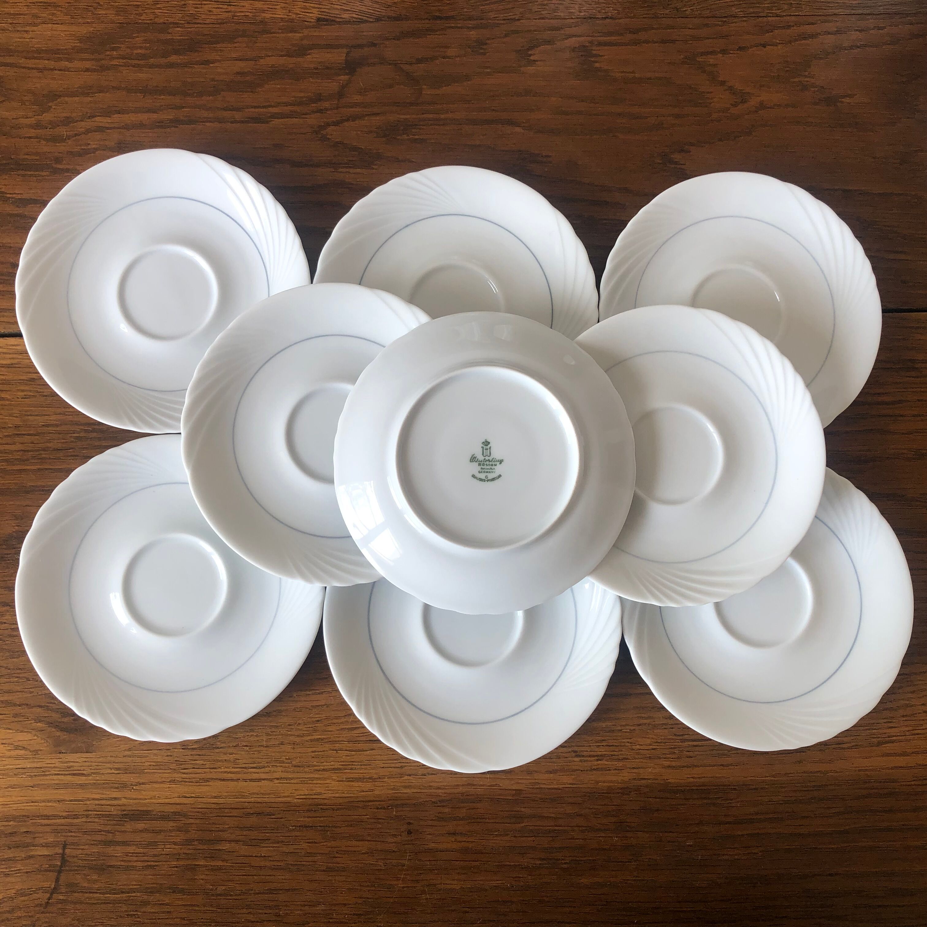 Pastel porcelain coffee service