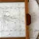 Wooden top and art deco glass 30s
