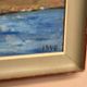 Original Swedish Oil on Panel – “Red Cottages near the Lake” by Unknown Artist 1948 – Vintage & Framed – 63 × 57 cm (24.8" × 22.4")
