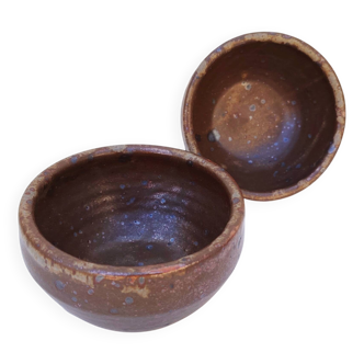 Vintage Tiffoche La Borne Guérande stoneware bowls