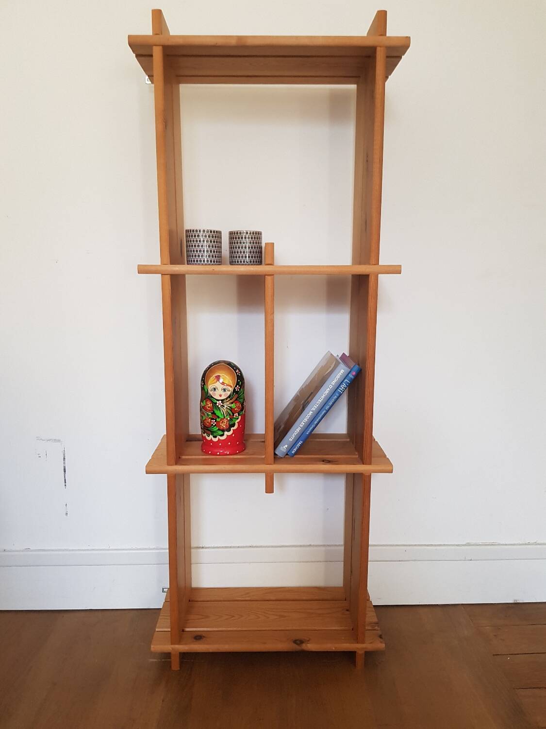 Console Murale Vintage en Bois, Danemark, 1960s