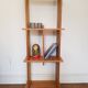 Vintage Wooden Wall Console, Denmark, 1960s