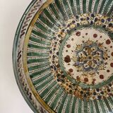 Dish Morocco Fez decorated with a thousand pasta XVIII or XIX Africa