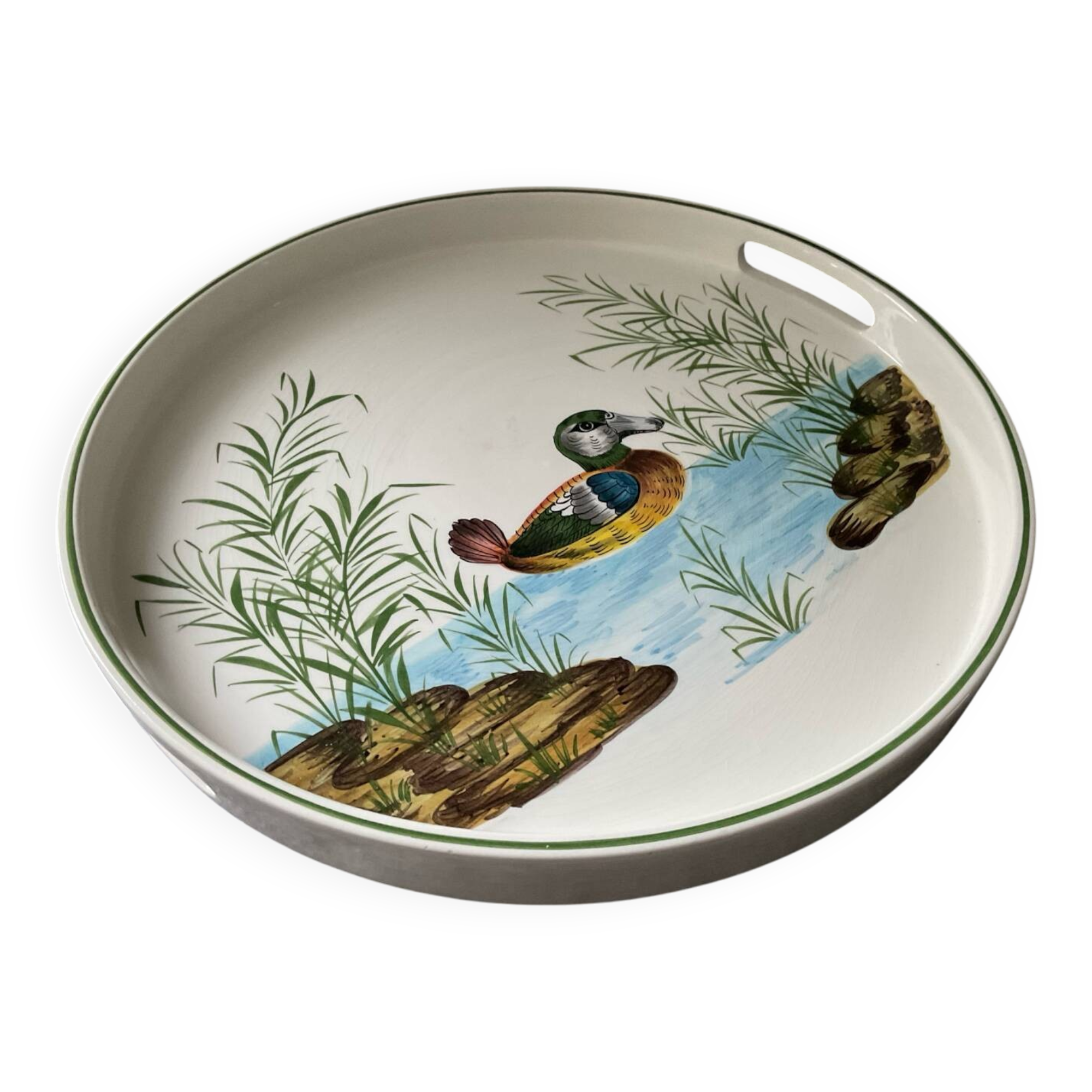 Vintage ceramic plateau from Italy.