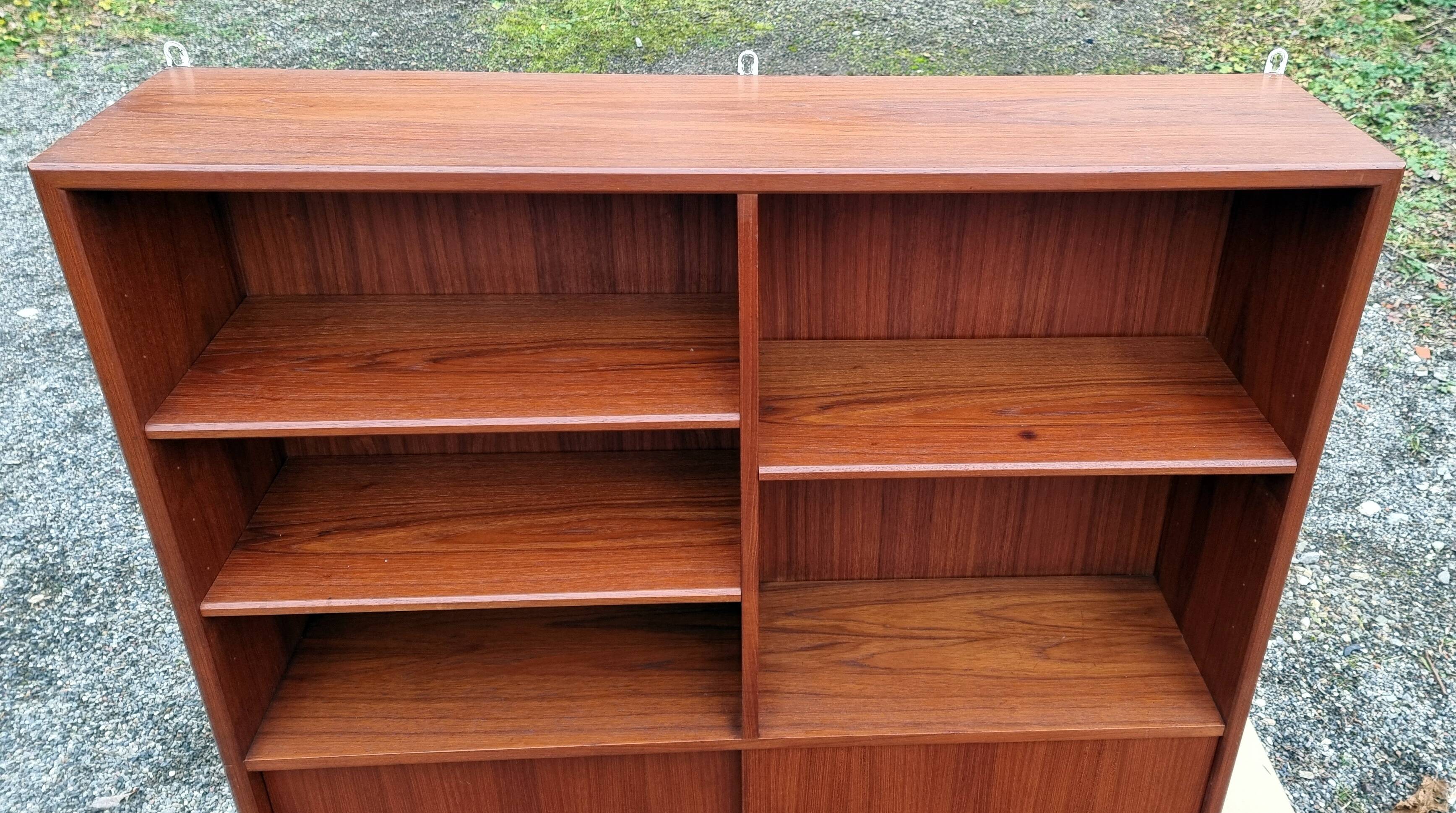 Scandinavian teak bookcase Samcom Denmark