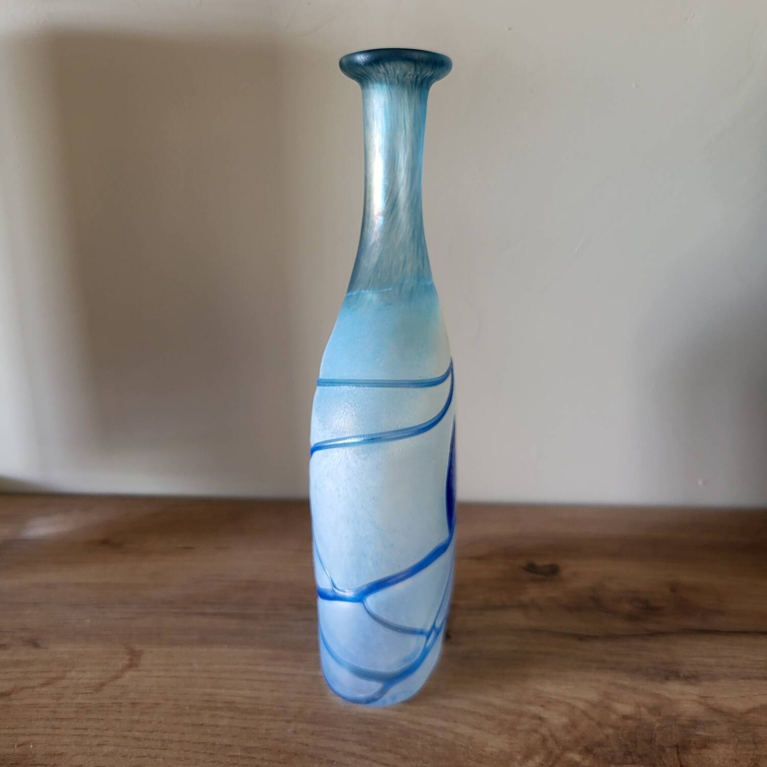 "Vase Galaxy Blue" Bertil Vallien, Kosta Boda