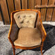 Fauteuil club chippendale giorgetti et faux bambou